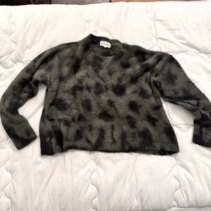 Bella Dahl Eyelash Knit Cropped Sweater Grunge Indie Cozy – XS